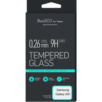 Защитное стекло Vespa(BoraSCO Samsung Galaxy A51 чёрный)